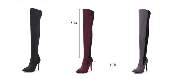 Over-the-Knee Stiletto Boots