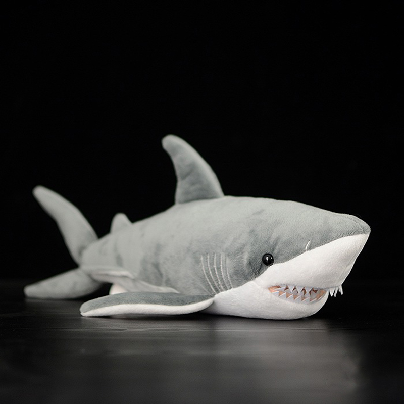 Big White Shark Plush Toy
