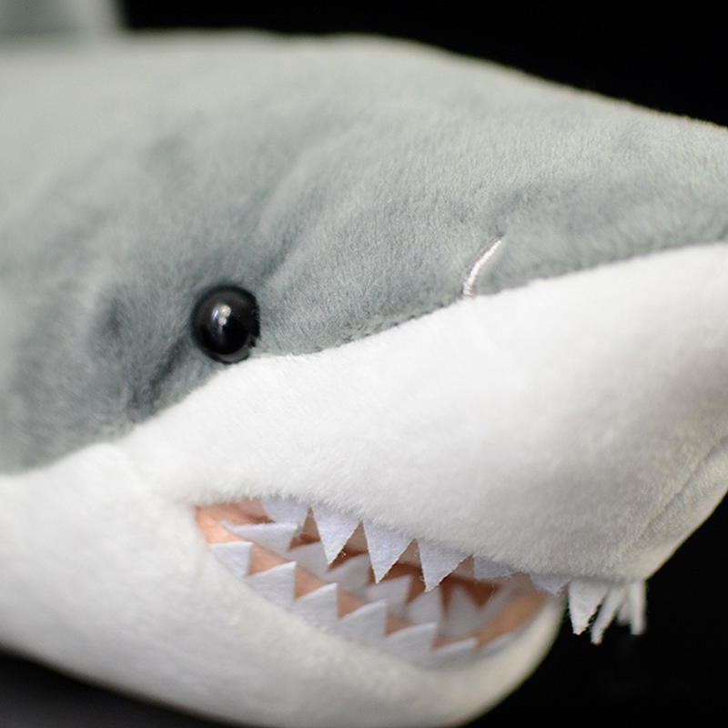 Big White Shark Plush Toy