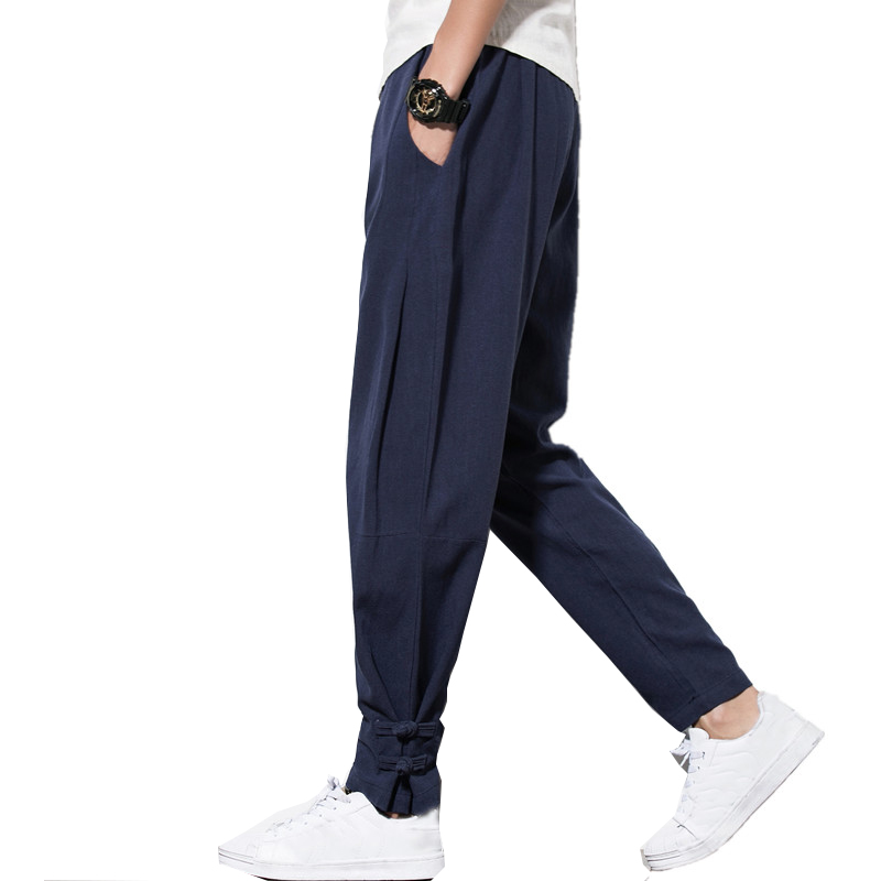 Cotton Linen Loose Pants 4