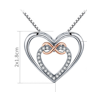 Heart-Shaped Necklace Image 3
