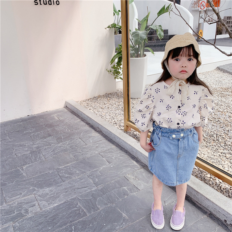 Summer Puff Sleeve Cotton Shirt 8