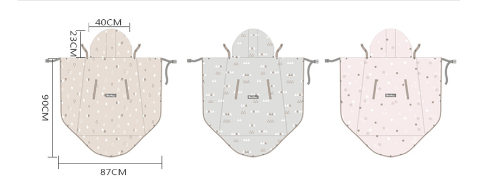 Baby Carrier Cloak and Blanket Set Image 2