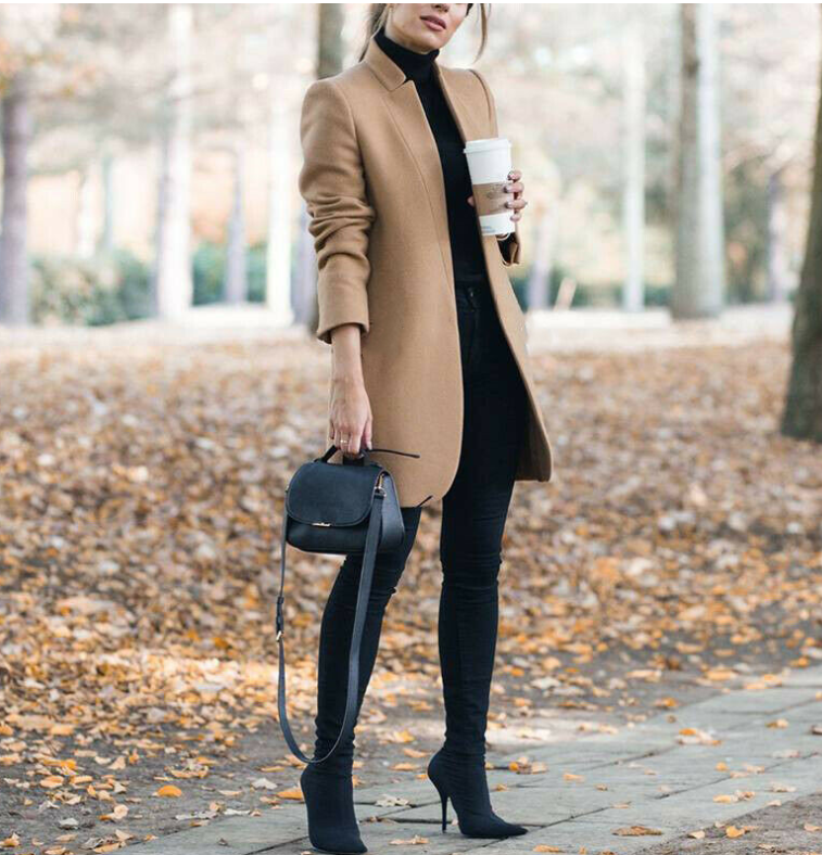 Lapel Wool Coat