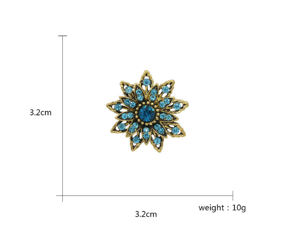 Stylish Brooch in Use