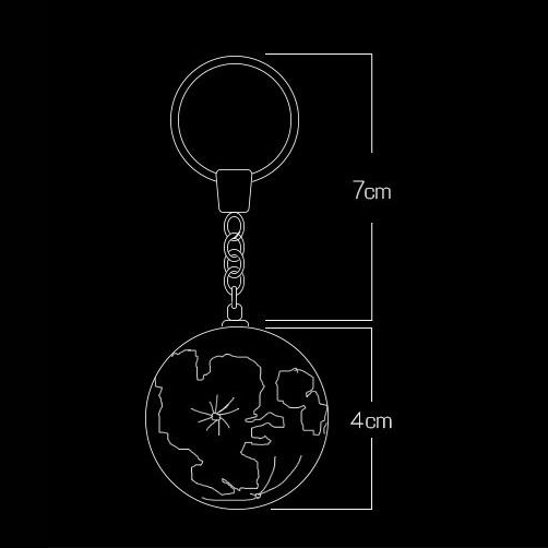 Moonlight Keychain