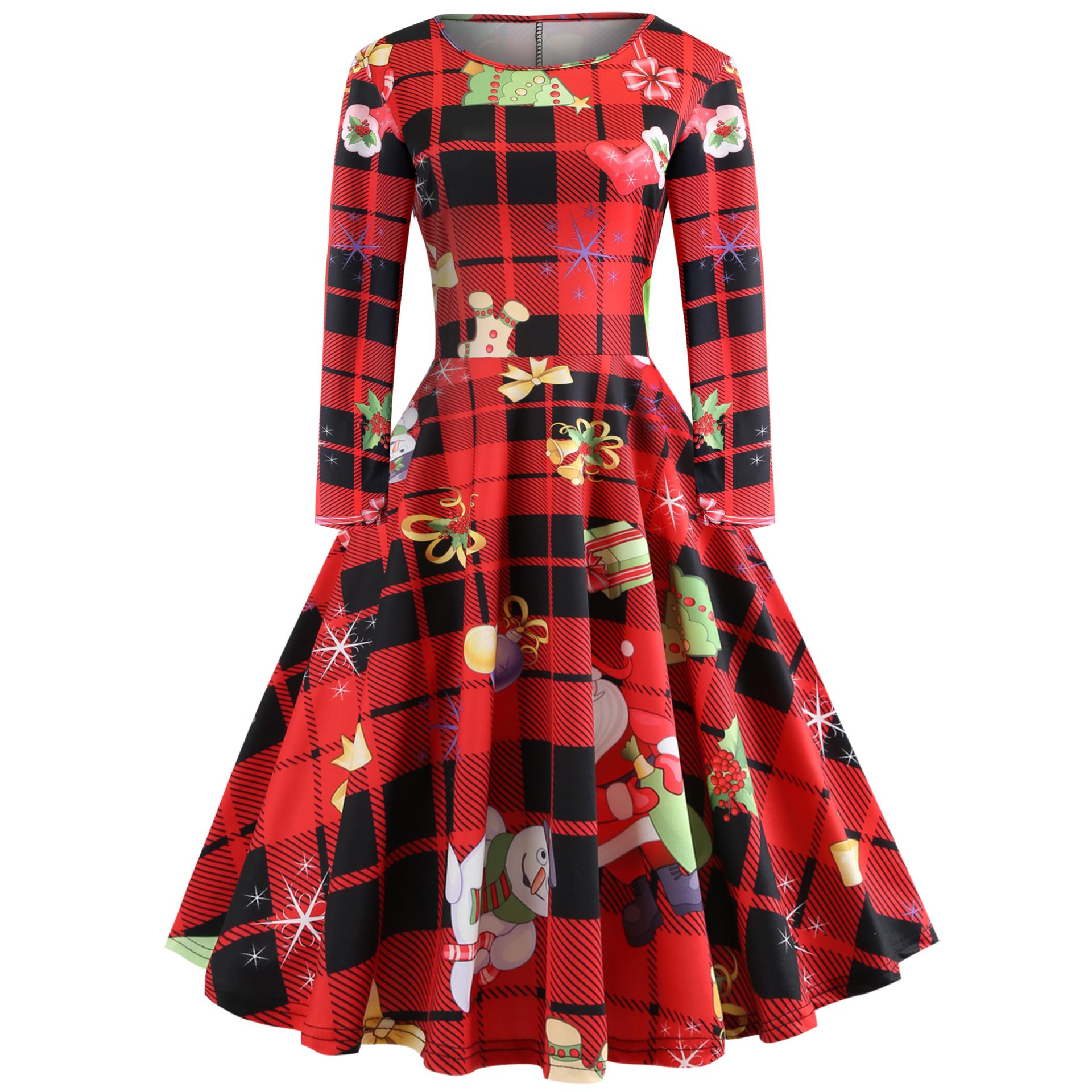A-line dress styled