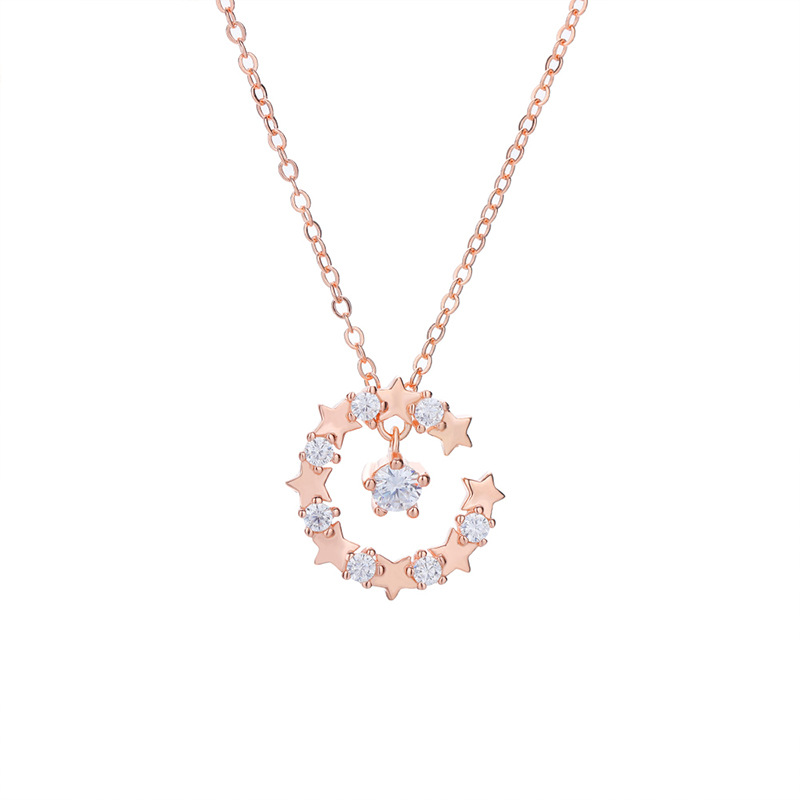 Rose Gold Pendant Necklace 2