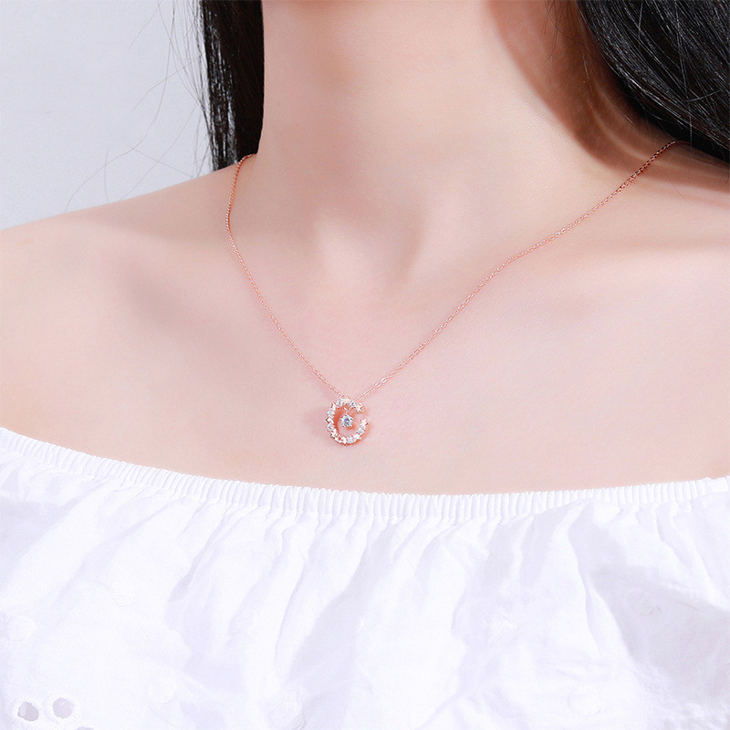 Rose Gold Pendant Necklace 3