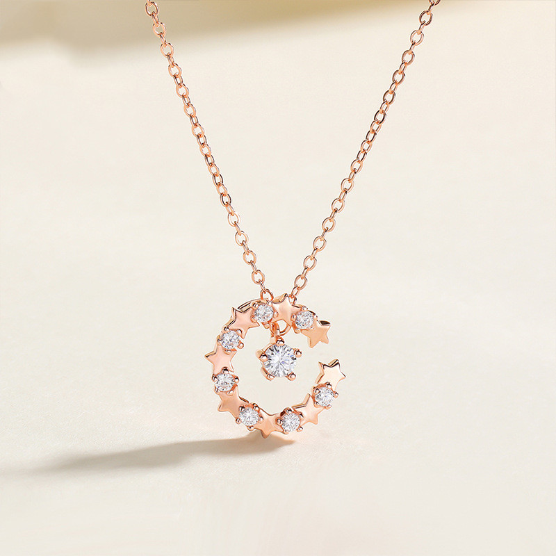 Rose Gold Pendant Necklace 1