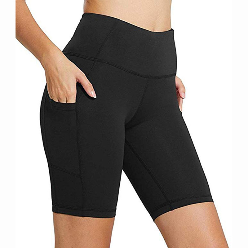 Gray Peach Butt Yoga Shorts