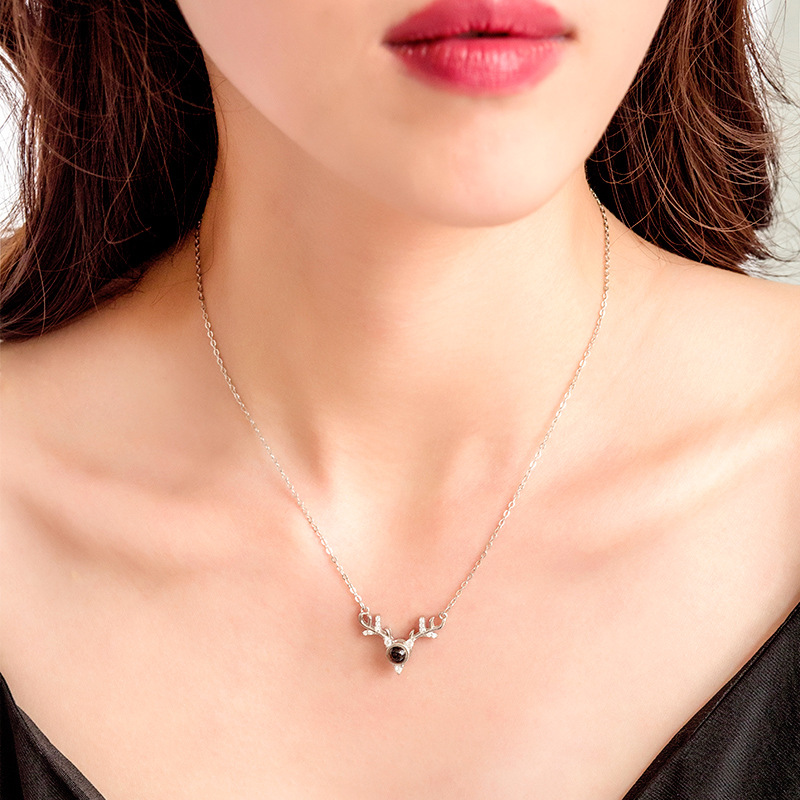 Display of Antler Necklace Variations