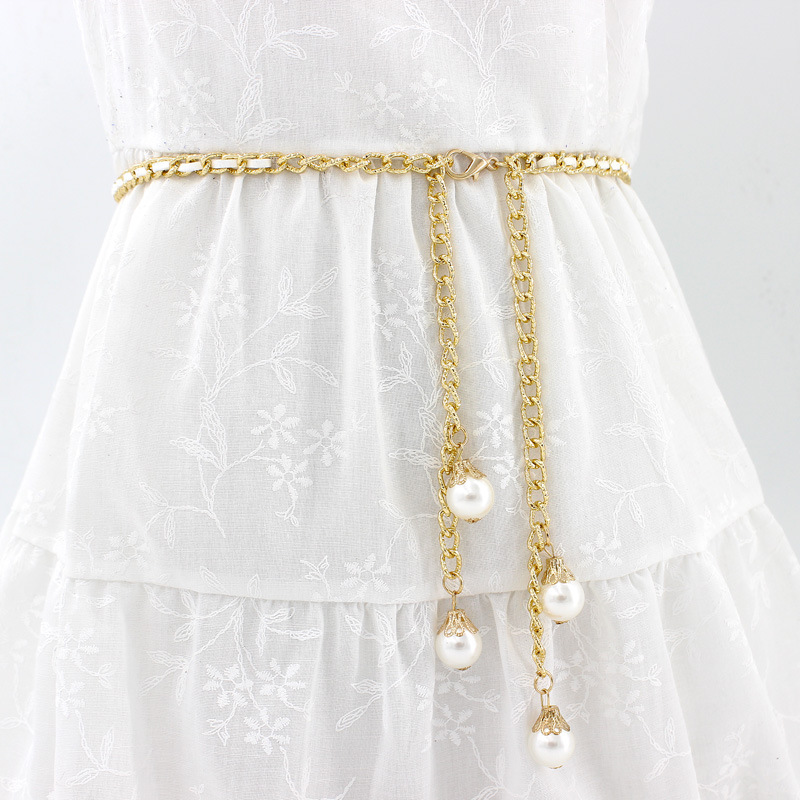 Close-up of Fringe Decor Waist Belt