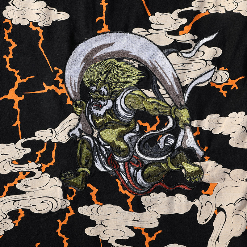 刺绣风雷神短袖 Image 1