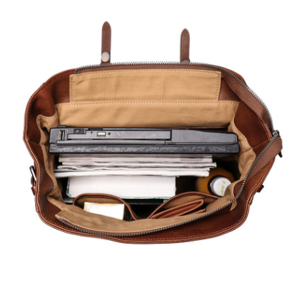 Leather Backpack Image 3