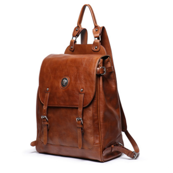 Leather Backpack Image 2