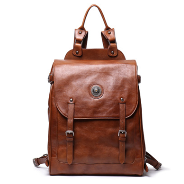Leather Backpack Image 1