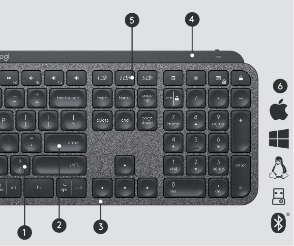 Logitech MX Keys Keyboard 4
