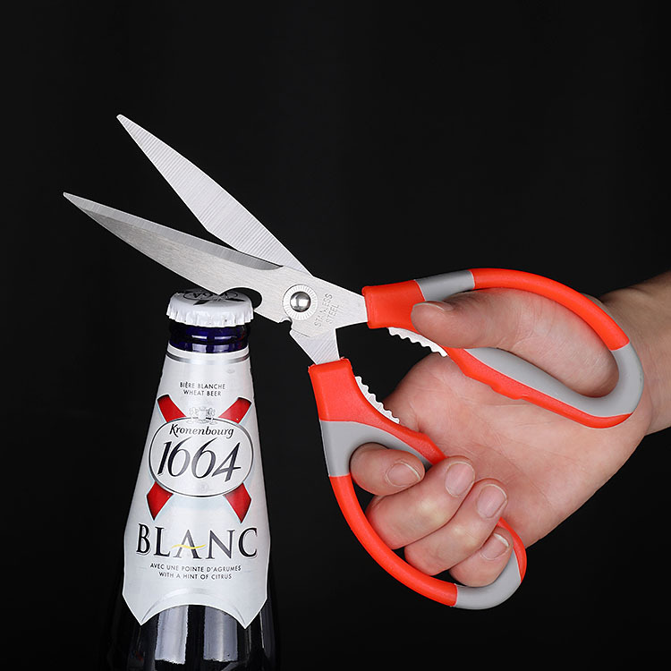 Stainless steel kitchen scissors