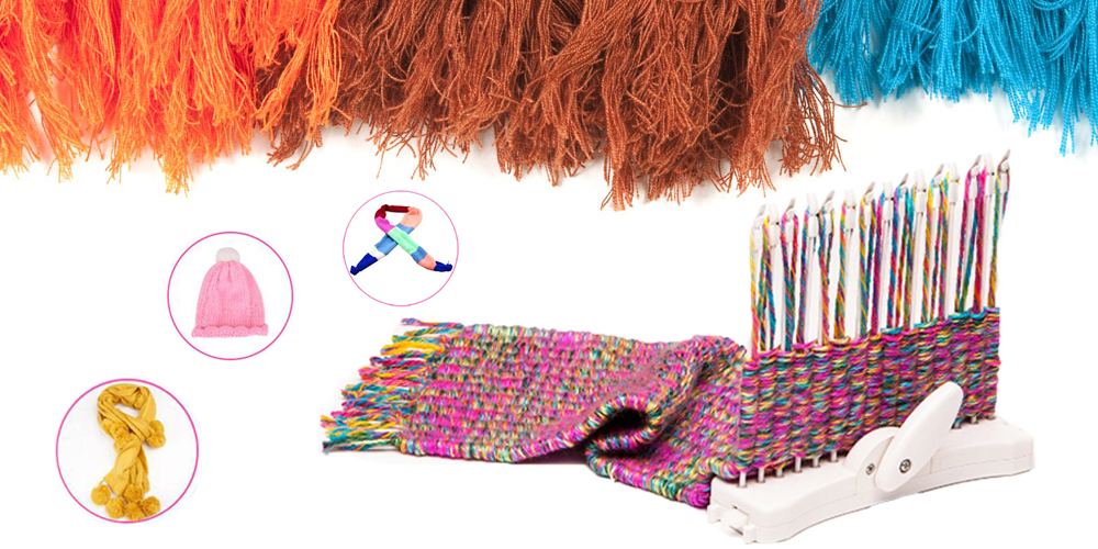 Creative designs made with the loom