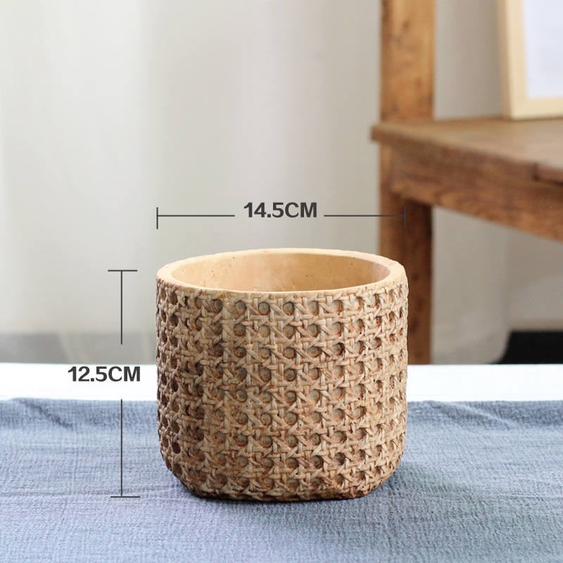 Cement Flower Pot 4