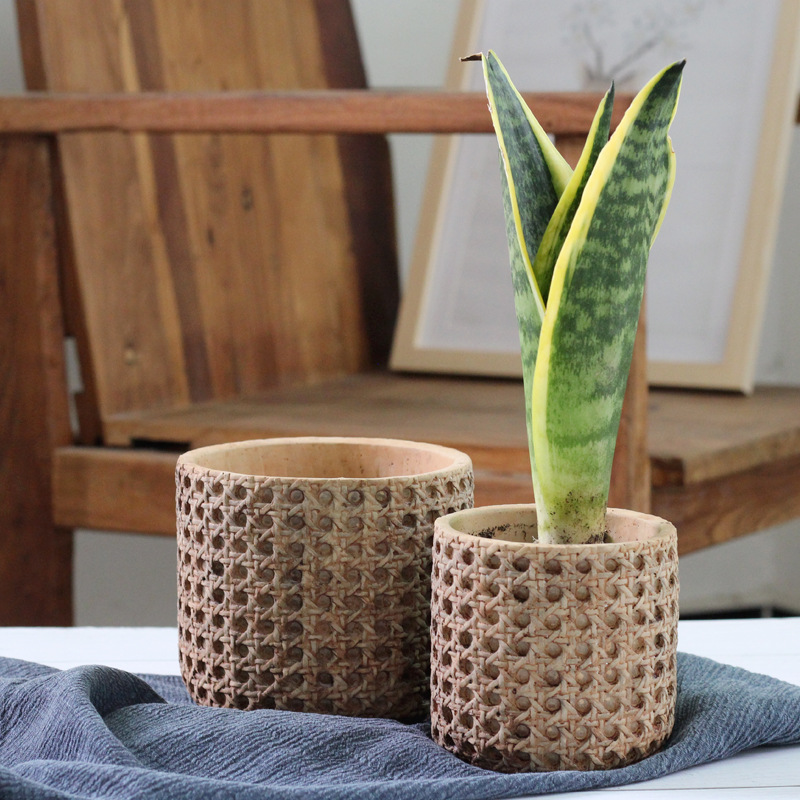 Cement Flower Pot 2