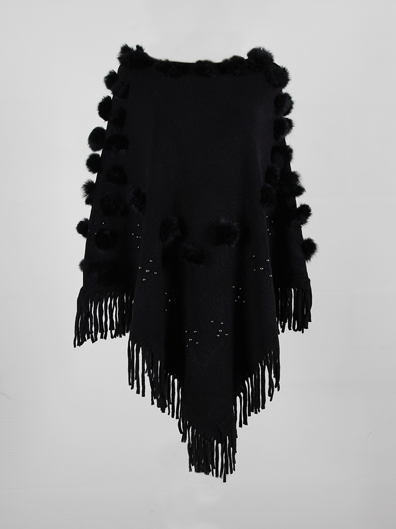 Fringe Shawl Sweater Image 9