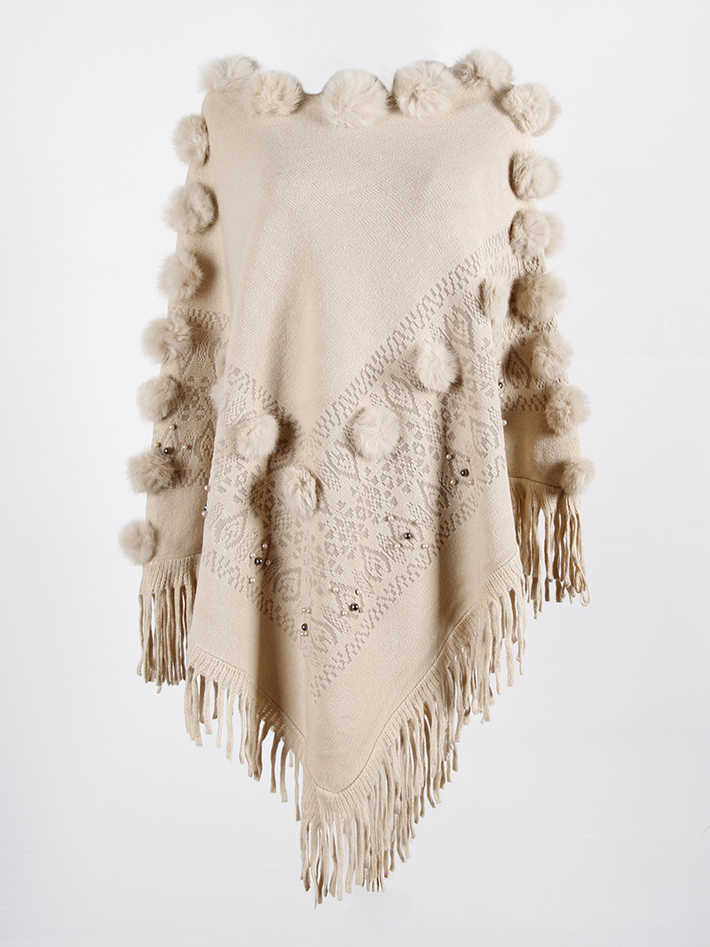 Fringe Shawl Sweater Image 6