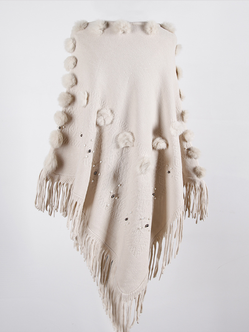 Fringe Shawl Sweater Image 4