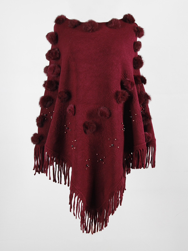 Fringe Shawl Sweater Image 2