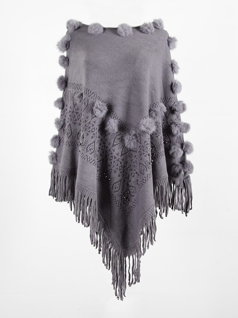 Fringe Shawl Sweater Image 5