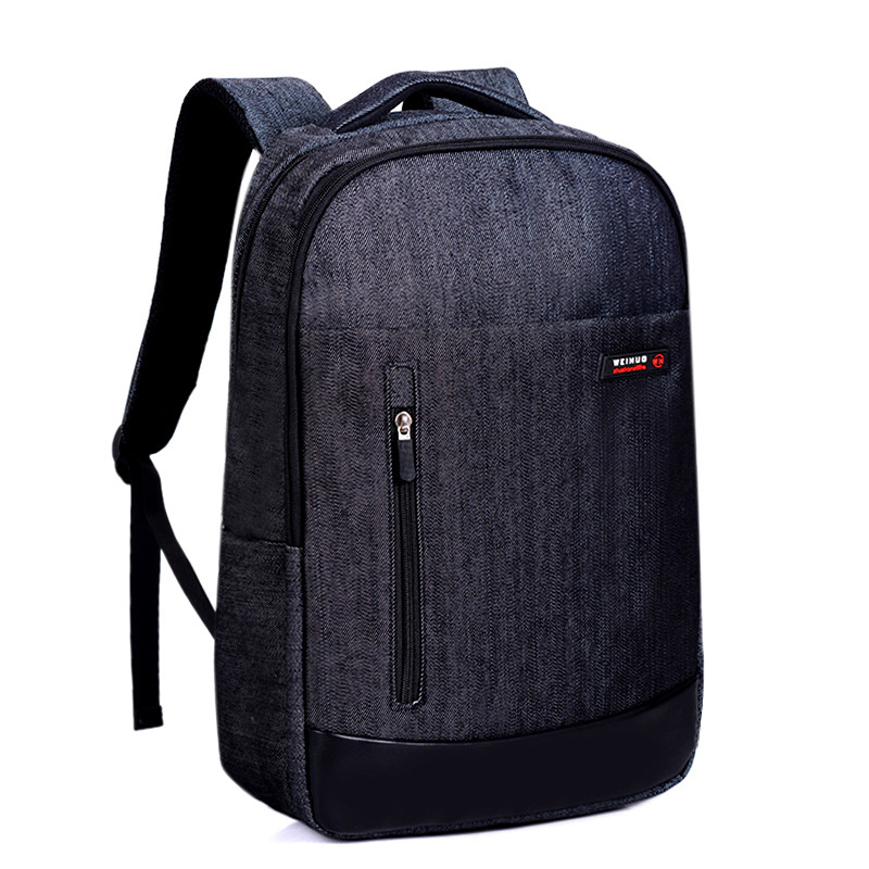 Vista Posterior de la Mochila de Denim