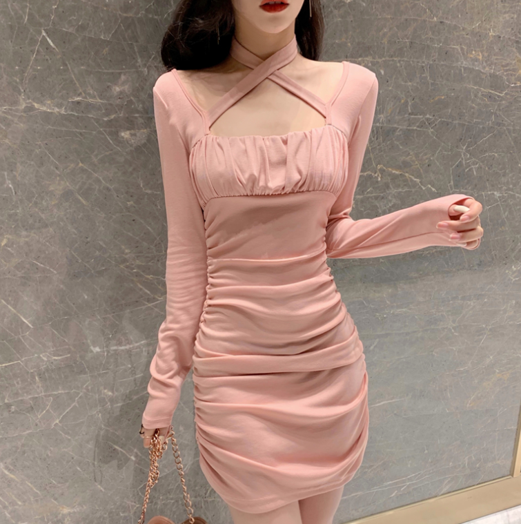 Long Sleeve Short Dress Image 6