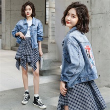 Denim Jacket Styled Outfit