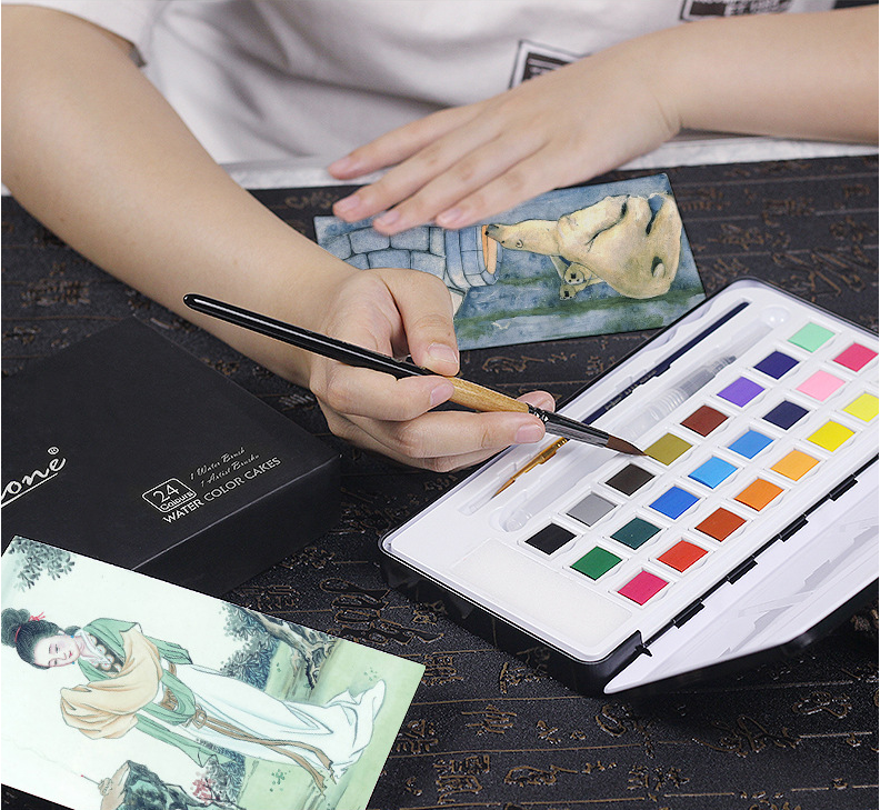 Watercolor Brush Set Image 9