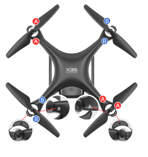 X35 4K Drone - Compact and Portable Design
