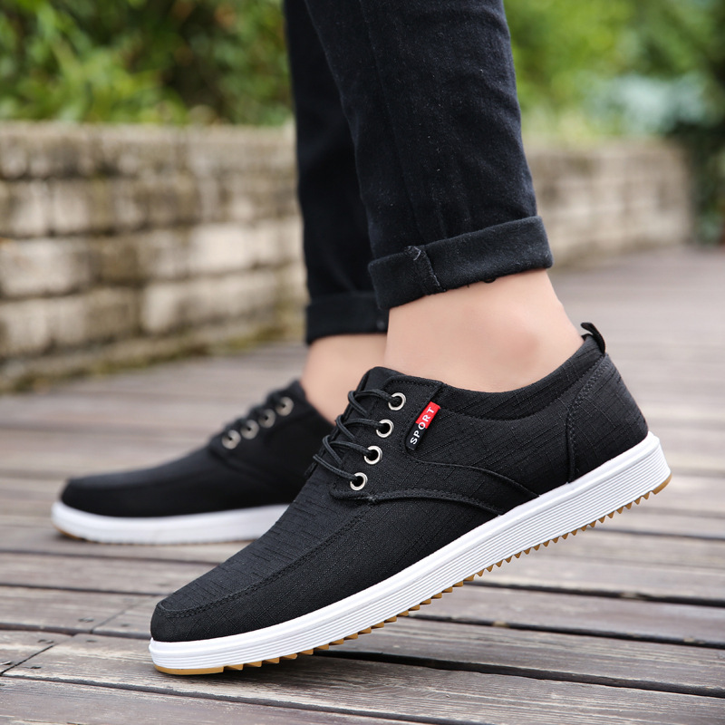 Casual Canvas Sneakers Grey