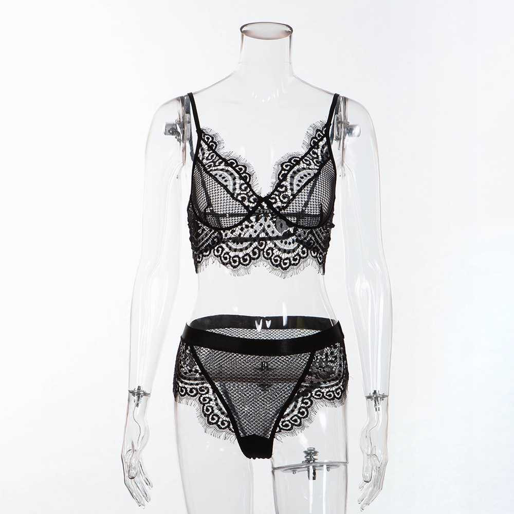 Lace Trim Thong Set Image 5