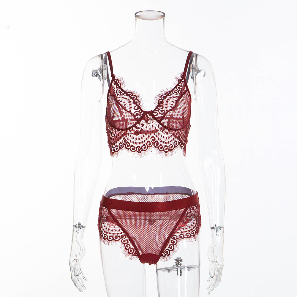 Lace Trim Thong Set Image 4