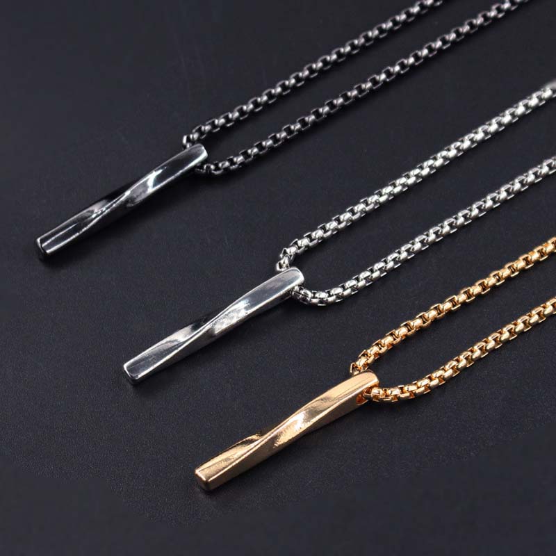 Men's Stainless Steel Necklace - Gold