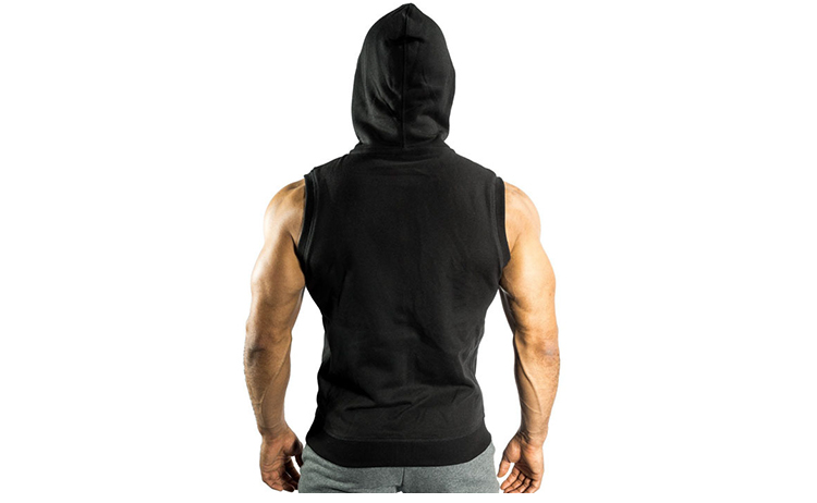 Sleeveless Men's Hoodie Fit