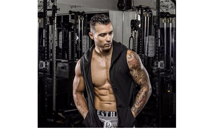Sleeveless Men's Hoodie in Black