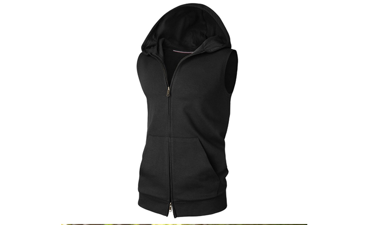Sleeveless Men's Hoodie Detail