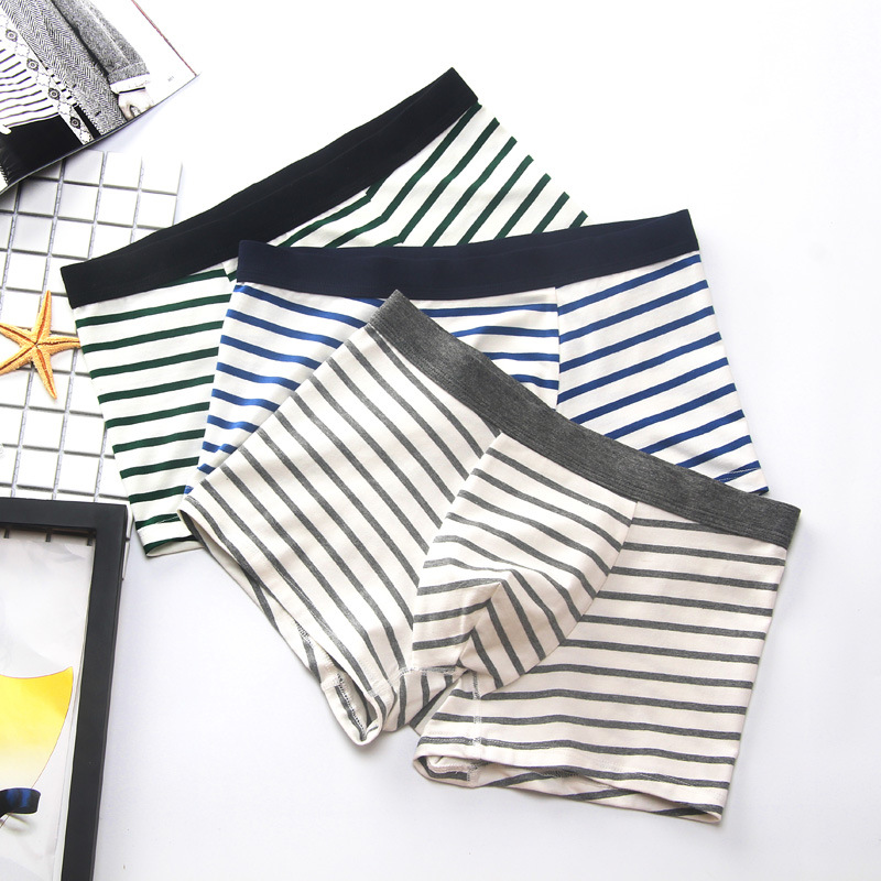Color blue boxer shorts