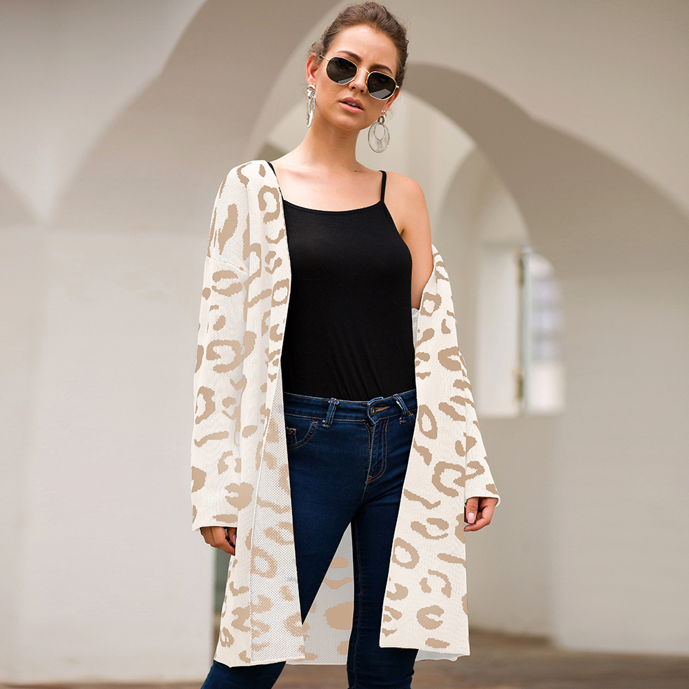 Leopard Print Cardigan Image 2