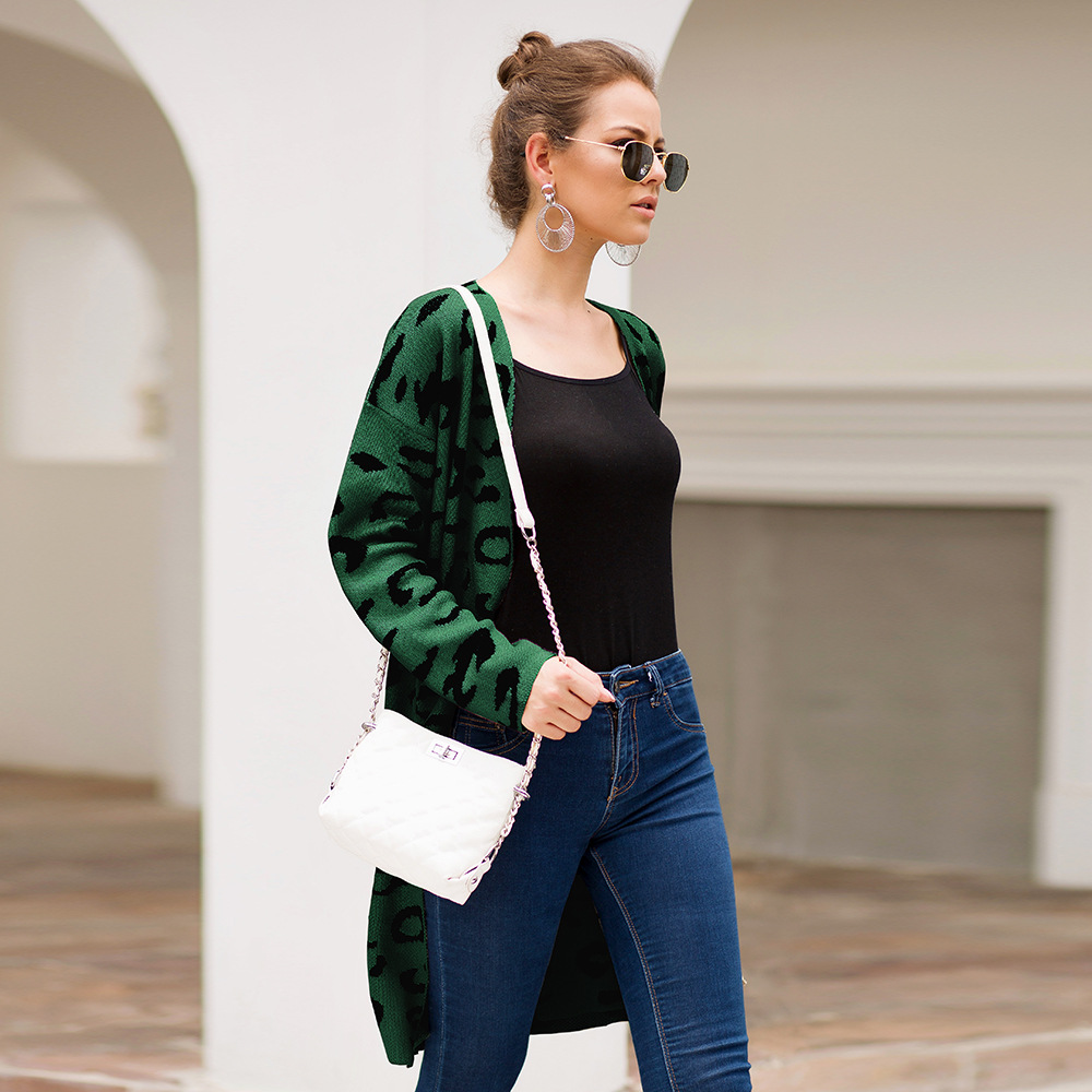 Leopard Print Cardigan Image 3