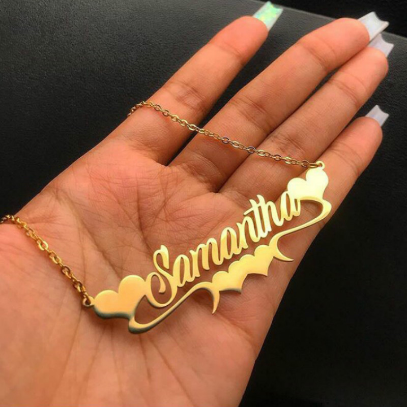 Customized Necklace Gold
