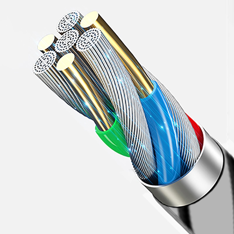Cable de datos con iluminación LED de colores (Imagen 2)