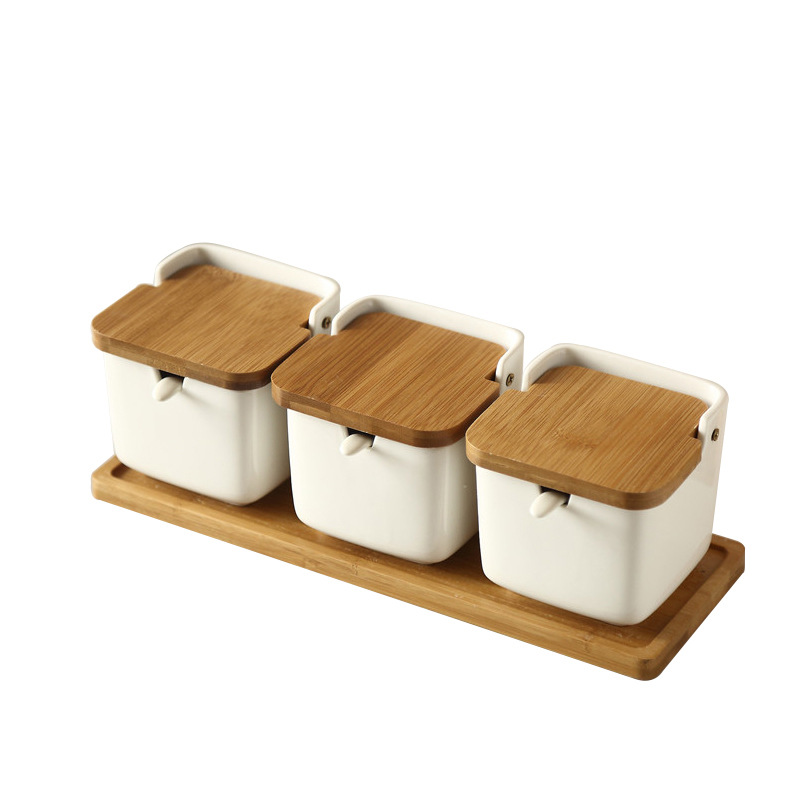 Spice Jar Set in Kitchen