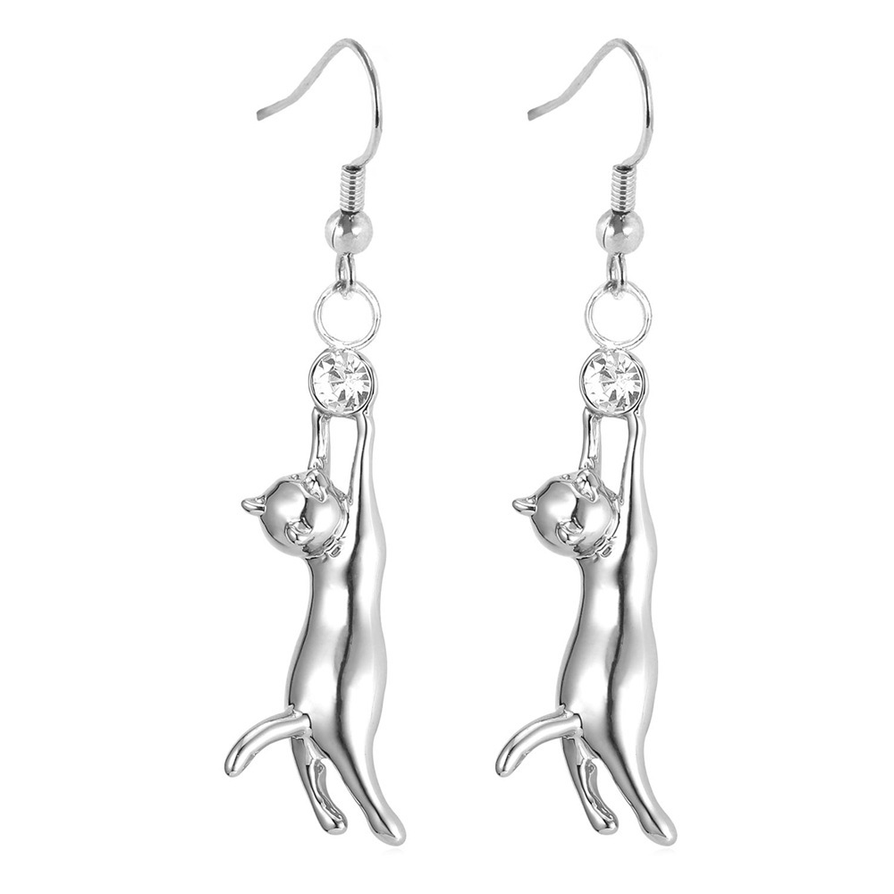 Cat Earrings - Close-up
